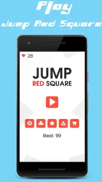 Jump, Red Square – Blast Precise Tap Shoot Screen Shot 0