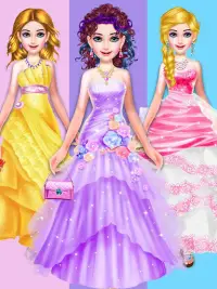 Dress Up Girls Game : Stylist - Fashion Salon Screen Shot 1