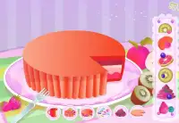 decoração de torta jogos de culinária Screen Shot 0