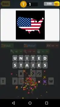 Country Flag Map Quiz - World Screen Shot 0