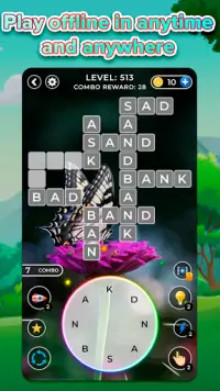 Wordscape Puzzle: Offline Word Connect In Bloom Screen Shot 3