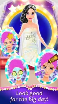 शादी सैलून ड्रेस अप - फैशन गेम Screen Shot 2