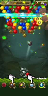 Bubble Shooter: Jungle Bubble Pop Free Screen Shot 14
