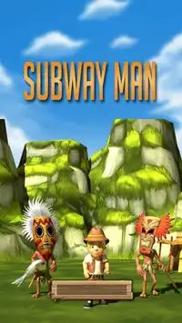Subway Runner Man - A best runner Game Screen Shot 0