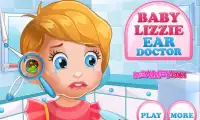 Bebê Lizzie Doctor Ear Screen Shot 0