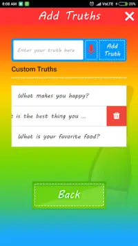 Truth or Dare for Adults & Teens Screen Shot 1