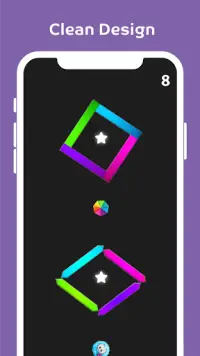 Infinity Leaping - a new color switching game Screen Shot 2