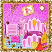 Princess Room Cleaning Games