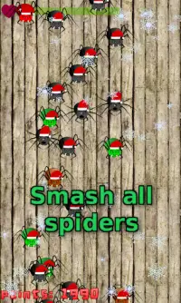Santa Spider Smash Screen Shot 1