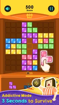 Fun Block Puzzle - Casual & Challenge Puzzle Game Screen Shot 1