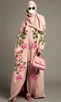 Hijab Abaya Style Photo Editor Screen Shot 18