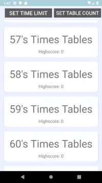 Times Table Trainer Screen Shot 4