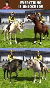 Equestrian Horse Racing Game Screen Shot 11