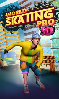 World skating pro 3d : street skater Screen Shot 1