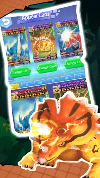 Dinosaur Card Battle Screen Shot 2