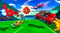 Rocket Car Football- Super Car Soccer League Screen Shot 1