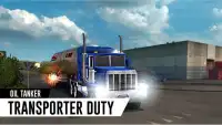 Oil Tanker Transporter - Truck Offroad Simulator Screen Shot 2