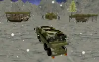 3D leger vrachtwagen bestuurde Screen Shot 3