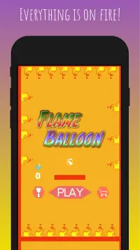 Flame Balloon : Fire Bounce Screen Shot 0