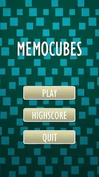 MemoCubes - Concentration game Screen Shot 0