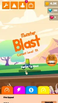 Ball Monster Blast : Cannon Ball Shot Space Game Screen Shot 8