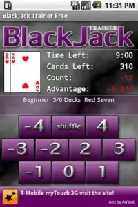 BlackJack Trainer Free Screen Shot 0