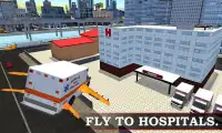 Real Flying Ambulance Rescue Screen Shot 0