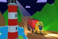 Uphill Blocky Truck 2018 Screen Shot 0
