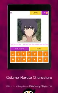 Quizmo: Naruto Characters Screen Shot 10