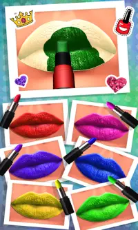 Lip Art 3D ASMR Satisfying Lipstick Makeover Game Screen Shot 1