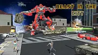 ロボット＆サメ変換ハンター戦争3D Screen Shot 0