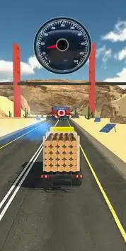 Highway Truck Driving Screen Shot 0