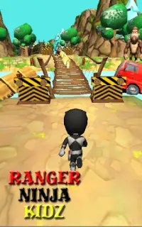 Rangers Ninja Kidz Dash - Jungle Run Escape Screen Shot 0