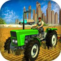Big truck driving - Farm Tractor Cargo Drive Game