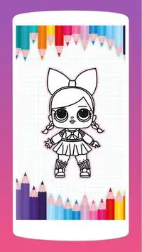 Creative Coloring Lol Dolls Screen Shot 3