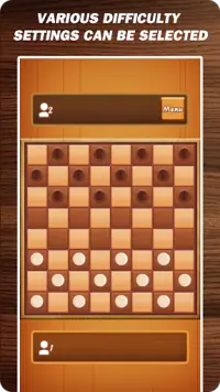 Checkers Classic-2 인용 보드 게임 Screen Shot 1