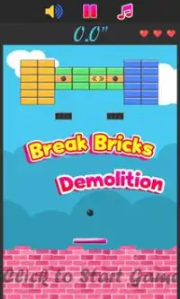 Break Bricks Demolition Game Screen Shot 1