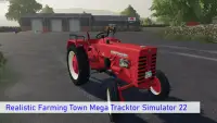 Realistic Farming Town Mega Tracktor Simulator 22 Screen Shot 3