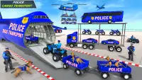 Jeux chiens police transports Screen Shot 0
