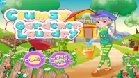 Clumsy gardener laundry  : Games For Girls Screen Shot 0