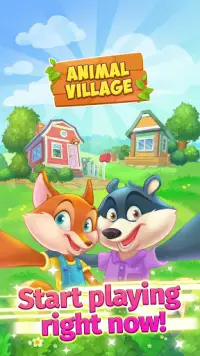 Animal Village / match-3 game Screen Shot 6