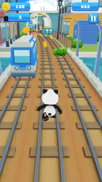 Subway Panda Runner Screen Shot 3