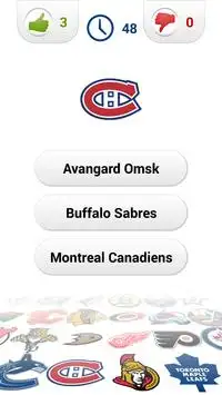 Hokej na lodzie Logo Quiz Screen Shot 1