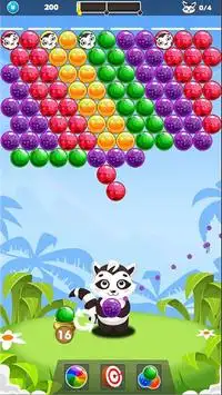 Bubble Raccoon New Bubble Shooter Screen Shot 4