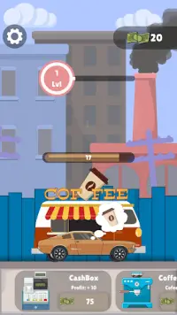 Idle Coffee Maker - Coffee Van Simulator Clicker Screen Shot 0