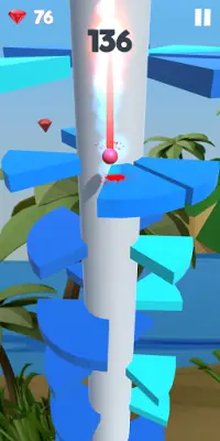Jumplix - Helix Ball Bounce 3D Screen Shot 2