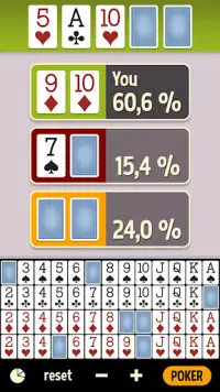 Poker Odds Calculator Offline Screen Shot 0