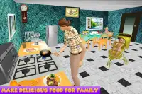 Virtual Single Mom New Baby Born Sim Screen Shot 0