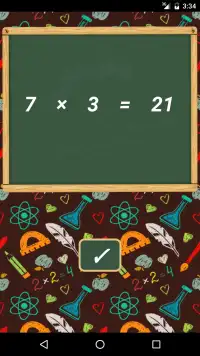 Multiplication Tables Learn Screen Shot 3