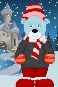 Christmas Bear Dress Up Screen Shot 0